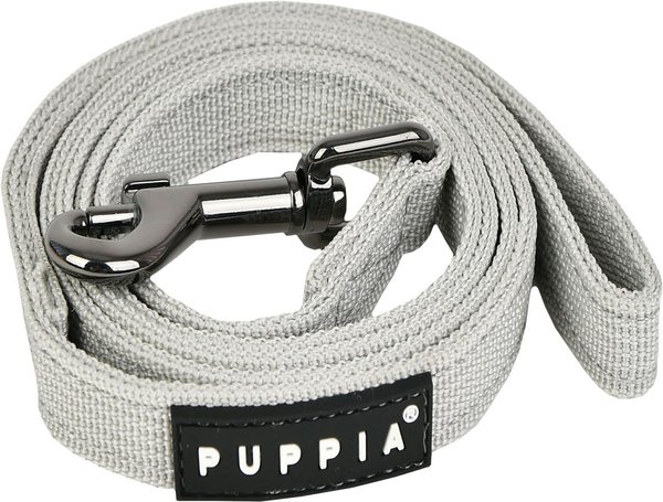 Puppia Two-Tone Polyester Dog Leash, Light Grey, Small: 3.81-ft long, 0.4-in wide slide 1 of 2