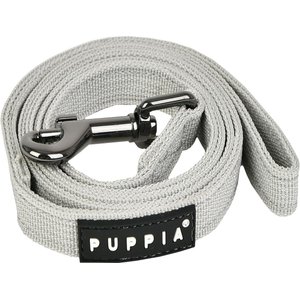 Puppia Two-Tone Polyester Dog Leash, Light Grey, Medium: 3.94-ft long, 0.6-in wide