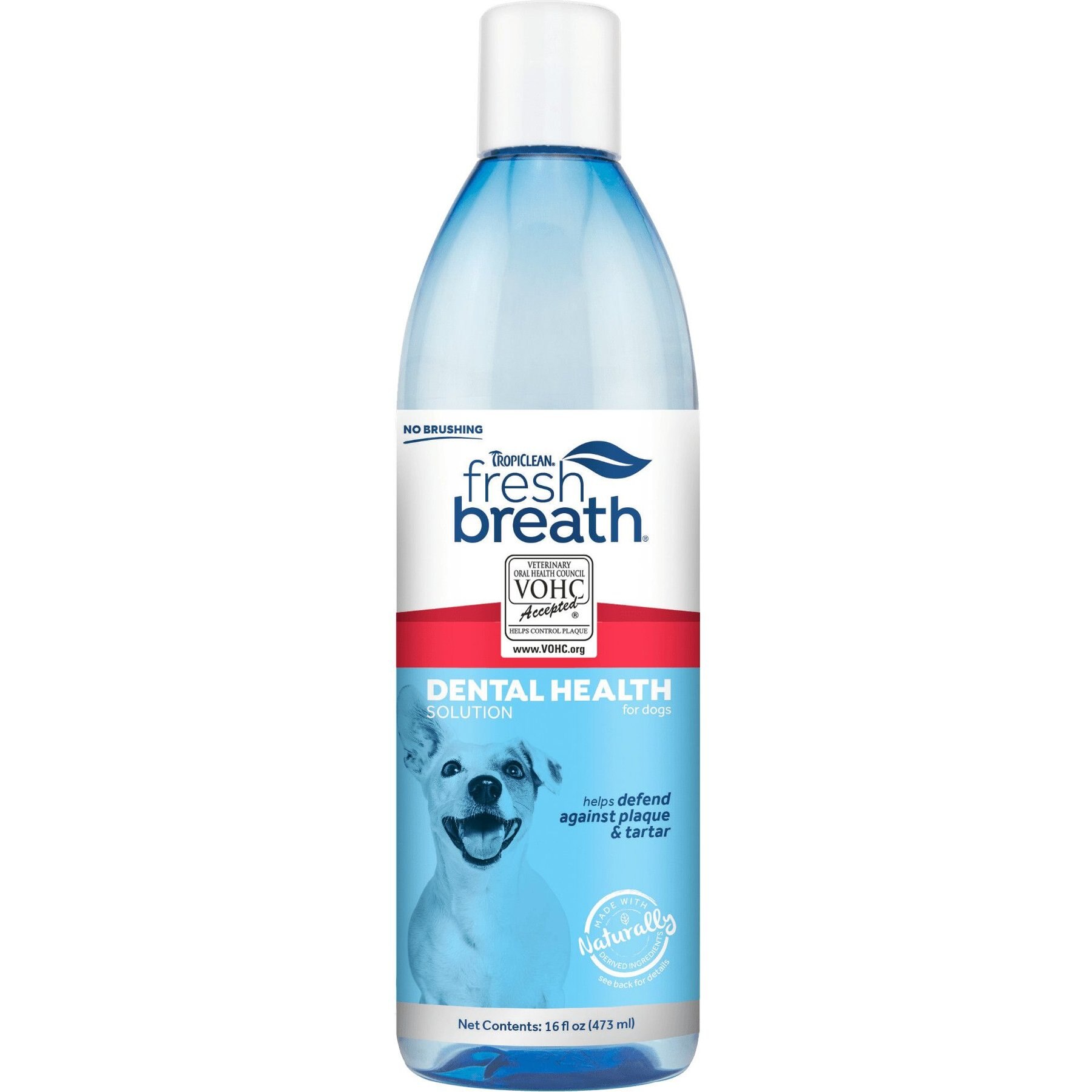 TropiClean Fresh Breath Dog Dental Health Solution 16 fl. oz