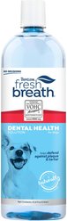 TropiClean Fresh Breath Dental Health Solution Dog Dental Water Additive, 33.8-oz Bottle
