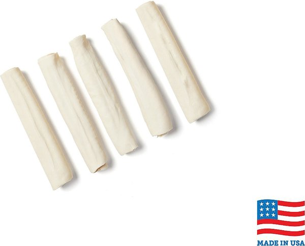 Bones & Chews Made in USA 5" Rawhide Roll Dog Treats, 10 count slide 1 of 2