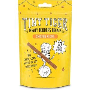 Tiny Tiger Meaty Tenders Sticks Cat Treats, Chicken Recipe, 40 count