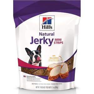 Hill's Natural Jerky Mini-Strips with Real Chicken Dog Treats, 7.1-oz bag, bundle of 2