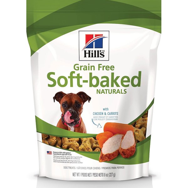 HILL'S Grain-Free Soft-Baked Naturals with Chicken & Carrots Dog Treats ...