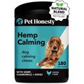 PetHonesty Calming Hemp Chicken Flavored Soft Chews Supplement for Dogs, 180 count