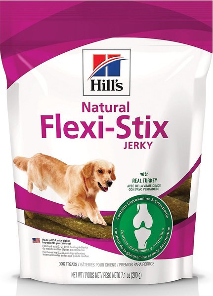 Hill's Natural Flexi-Stix Turkey Jerky Dog Treats, 7.1-oz bag, bundle of 2 slide 1 of 7
