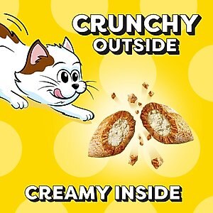 Temptations Salmon & Dairy Flavor Crunchy & Soft Kitten Treats, 6.3-oz bag