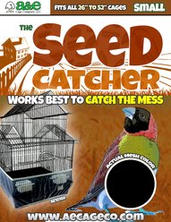A&E Cage Company Seed Catcher, Black