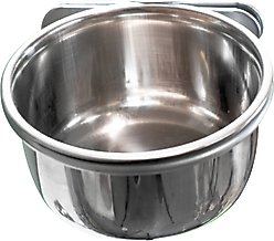 A&E Cage Company Stainless Steel Bird Food Coop Cup, 5-oz