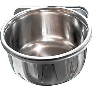 A&E Cage Company Stainless Steel Bird Food Coop Cup, 5-oz
