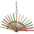 A&E Cage Company Wooden Peacock Bird Toy