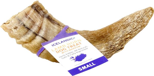 Icelandic+ Lamb Horn with Marrow Dog Chew, 2 count slide 1 of 4