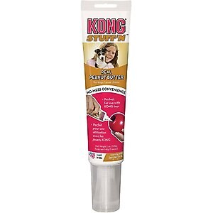 KONG Stuff'N Real Peanut Butter Dog Treat, 5-oz tube, bundle of 2