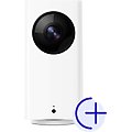 Wyze Cam Pan V2 Pet Camera + CAM Plus Dog & Cat Camera Motion & Bark Detection 3-Month Prepaid Card