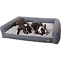 K&H Pet Products Air Sofa Dog Bed, Gray, Medium