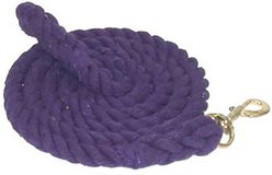 Gatsby Cotton Bolt Snap Horse Lead, 8-ft, Purple