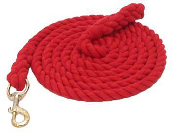 Gatsby Cotton Bolt Snap Horse Lead, 8-ft, Red slide 1 of 1