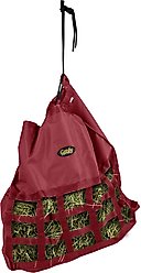 Gatsby Nylon Scratchless Slow Feed Horse Hay Bag, Red
