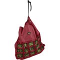 Gatsby Nylon Scratchless Slow Feed Horse Hay Bag, Red