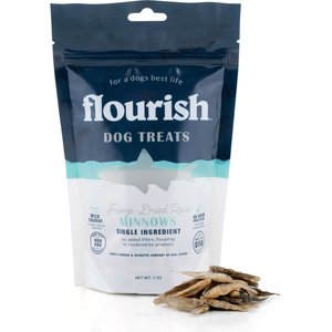 Flourish Minnows Freeze-Dried Dog Treats, 1-oz bag