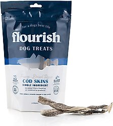 Flourish Cod Skins Freeze-Dried Dog Treats, 5 count