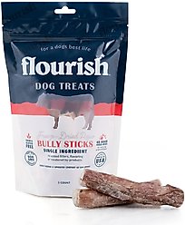 Flourish Bully Sticks Freeze-Dried Dog Treats, 5 count