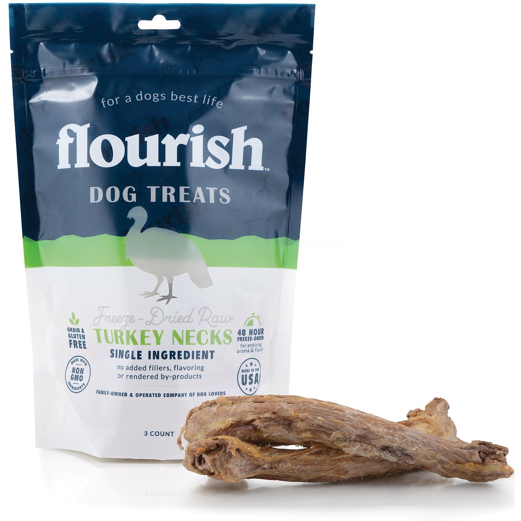 Are freeze dried turkey outlet necks safe for dogs