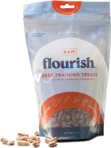 Flourish Beef Freeze-Dried Training Treats, 8-oz bag slide 1 of 4