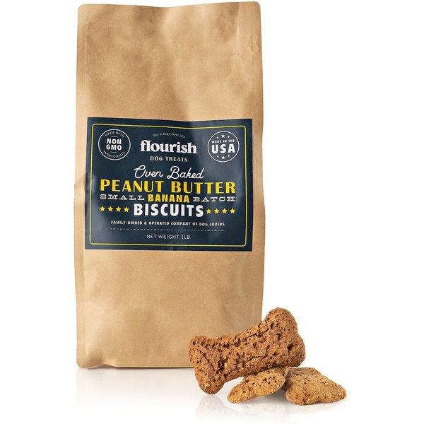 Beaverdam Pet Food Peanut Butter Biscuits Dog Treats, 1-lb bag