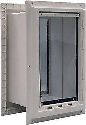 Ideal Pet Products Wall Entry Dual Flap Dog Door, White, X-Large