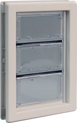 Ideal Pet Products Air Seal Dog Door, White