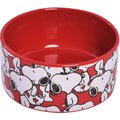 Fetch For Pets Snoopy Ceramic Dog Bowl, 3.5-cups