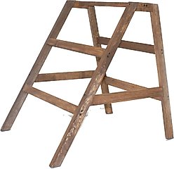 Coops & Feathers Poultry Portable A-Frame Hen Roosting Ladder, Small