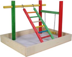 Bird Life Penn-Plax Wooden Bird Playpen, XX-Large
