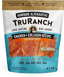 TruRanch Chicken Collagen Chips Hard Chew Dog Treats, 6-in, 8.2-oz bag