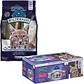 Blue Buffalo Wilderness Chicken Recipe Dry Food + Pate Variety Pack Duck, Chicken & Salmon Cat Canned Food