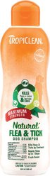 TropiClean Maximum Strength Natural Flea & Tick Dog Shampoo + Spray for Dogs & Bedding slide 2 of 9