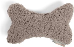 Best Friends by Sheri Sherpa Plush Bone Dog Toy, Grey