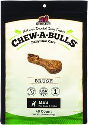 Redbarn Chew-A-Bull Brush Mini Dental Dog Treat