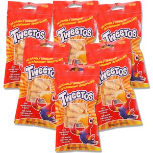 Penn-Plax Crispy Tweets Bird Treats, 4 count, pack of 6