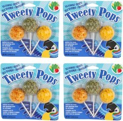 Penn-Plax Tweety Pops Bird Treats, 3 count, pack of 4