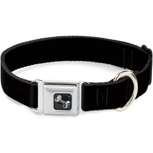 Buckle-Down Black Dog Collar, Large