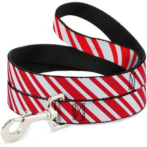 Buckle-Down Candy Cane Stripe Dog Leash