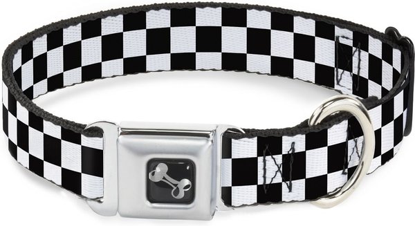 Buckle-Down Checker Dog Collar, Wide-Large slide 1 of 9