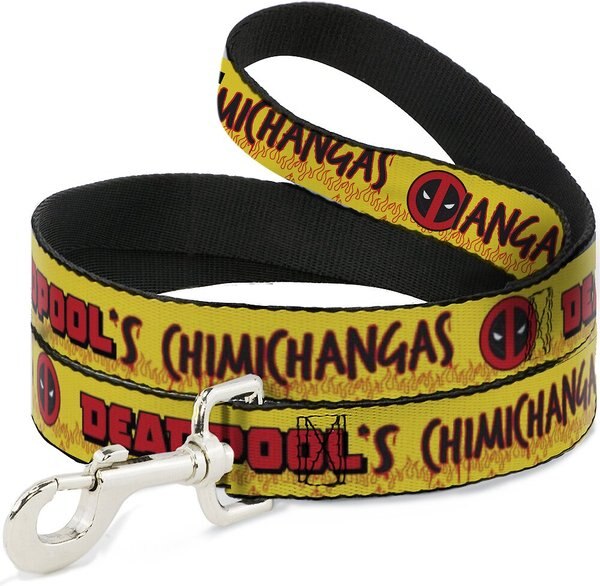 Buckle-Down Deadpool's Chimichangas Dog Leash