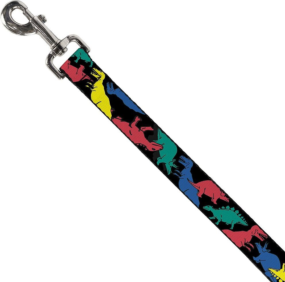 BUCKLEDOWN Dinosaurs Dog Leash
