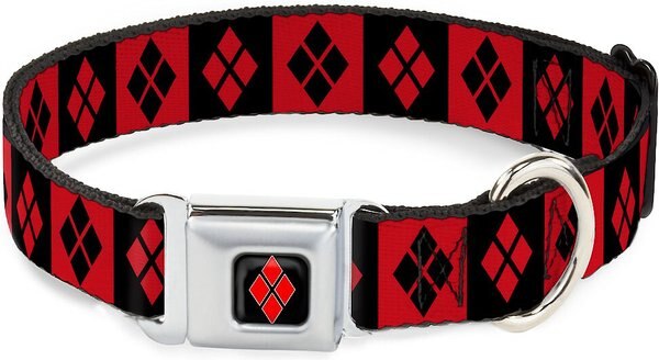 Buckle-Down Harley Quinn Diamond Dog Collar