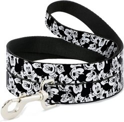 Buckle-Down Mickey Mouse Expressions Stacked Dog Leash
