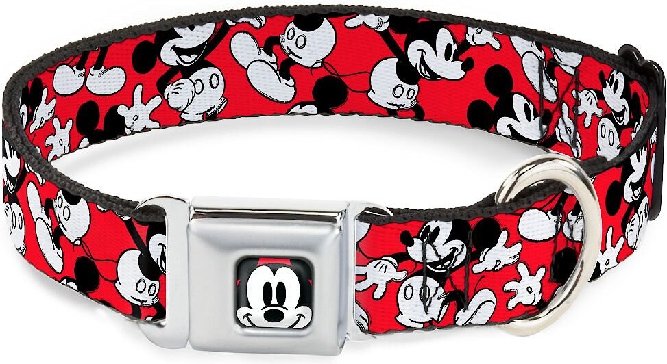 Buckle-Down Mickey Mouse Poses Dog Collar