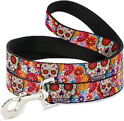 Buckle-Down Sugar Skull Dog Leash